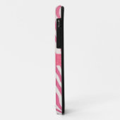 Hot-Pink-Monogram-iPhone-Fall Case-Mate iPhone Hülle (Hinten/Links)