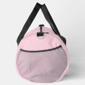 Hot Pink Monogram Name Girl's Script Sports Duffle Bag (Rechts)