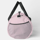 Hot Pink Monogram Name Girl's Script Sports Duffle Bag (Rechts)