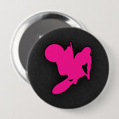 Hot Pink Motocross, Dirtbike Button (Vorne & Hinten)