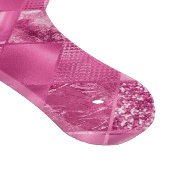 Hot Pink Multi-Texture Square Weave Muster Schneidebrett (Ecke)