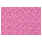 Hot Pink Multi-Texture Square Weave Muster Tischdecke (Vorderseite (Horizontal))