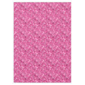 Hot Pink Multi-Texture Square Weave Muster Tischdecke (Vorderseite)