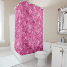 Hot Pink Multi-Texture Square Weave Pattern