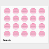 Hot Pink Ombré Wedding Sticker (Blatt)