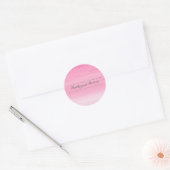 Hot Pink Ombré Wedding Sticker (Umschlag)