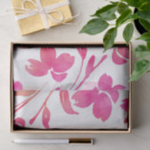 Hot Pink & Orange Blume Seidenpapier (Geschenk)