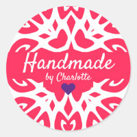 Hot Pink Ornament Handmade by Signature Red Heart