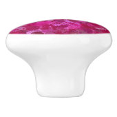 Hot Pink Paint Balls Keramikknauf (Seitenansicht)