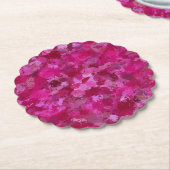 Hot Pink Paint Balls Untersetzer (angewinkelt)
