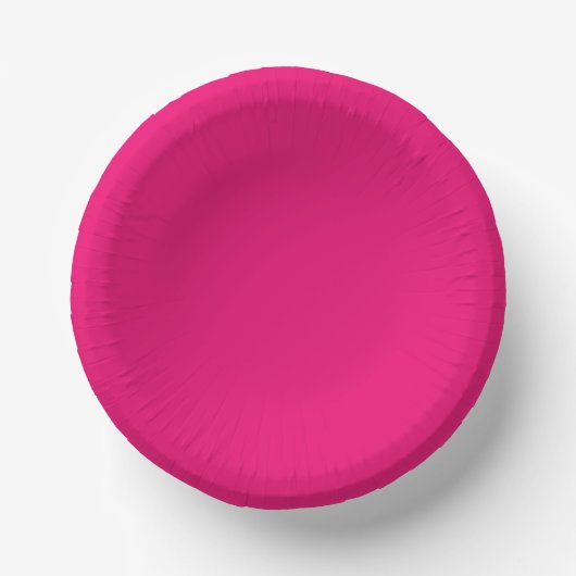 Hot Pink Paper Bowls Pappteller (Vorderseite)