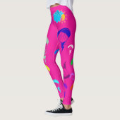 Hot Pink Paragliding Pixie Sonnenschein Leggings (Links)