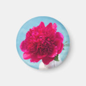 Hot Pink Peony Magnet (Vorne)