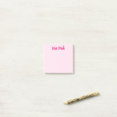 Hot Pink pink Notizblöcke Post-it Klebezettel (Auf Schreibtisch)