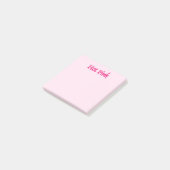 Hot Pink pink Notizblöcke Post-it Klebezettel (angewinkelt)