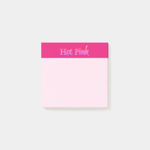 Hot Pink pink Notizblöcke Post-it Klebezettel