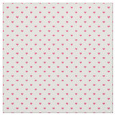 Hot Pink Polka Dot Herz Stoff (Muster)