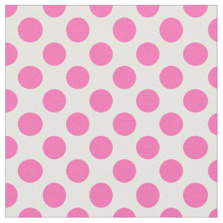 Hot Pink Polka Dot Stoff