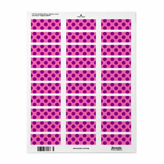 Hot Pink Polka Dots (Vorne)