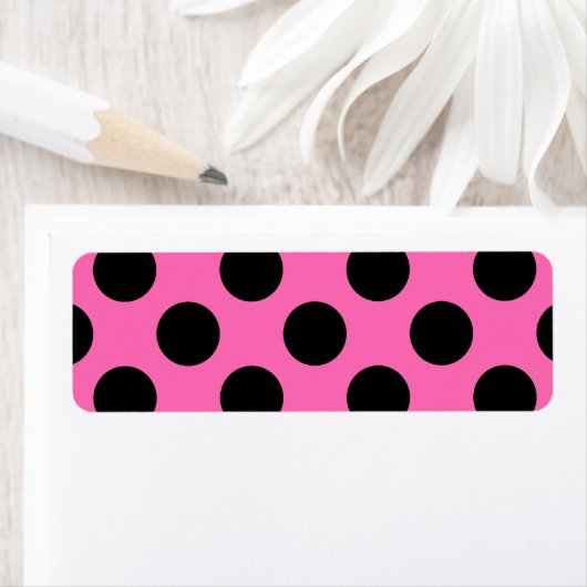 Hot Pink Polka Dots (Insitu)