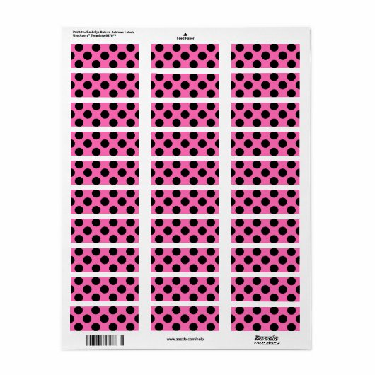 Hot Pink Polka Dots (Vorne)