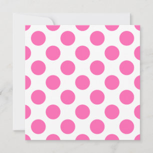 Hot Pink Polka Dots Einladung