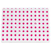 Hot Pink Polka Dots Große Geschenktüte (Vorderseite)