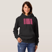Hot Pink Poodles Hoodie (Vorne ganz)