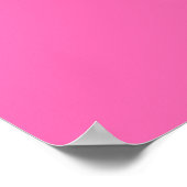 Hot Pink Poster (Ecke)