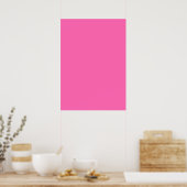 Hot Pink Poster (Küche)