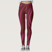 Hot pink &purple zebra print pattern  leggings (Vorderseite)