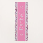 Hot Pink Quartz Einzigartiges, trendy einfaches Mo Yogamatte (Vorderseite)