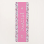 Hot Pink Quartz Einzigartiges, trendy einfaches Mo Yogamatte (Rückseite)