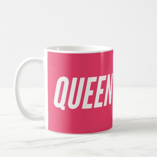 Hot Pink Queen Kaffeetasse (Links)