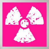Hot Pink Radioactive Poster (Vorne)