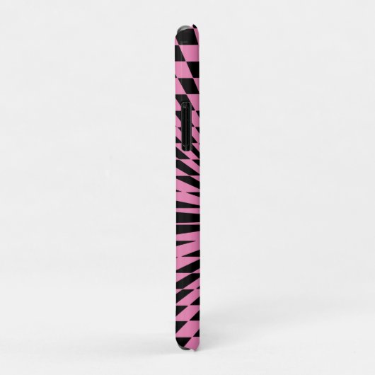 Hot Pink Rays Custom Sun Graphic Case-Mate iPhone Hülle (Hinten/Rechts)