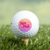Hot Pink Reverse Callaway Warbird Golf Bälle 3 Ps (Insitu T-Shirt)