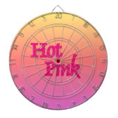 Hot Pink Reverse Dartboard Dartscheibe (vorne)