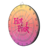 Hot Pink Reverse Dartboard Dartscheibe (Vorderseite rechts)