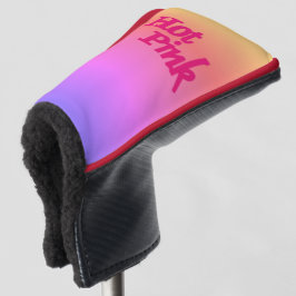 Hot Pink Reverse Golf Club Pappdeckel Golf Headcover