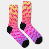 Hot Pink Reverse Premium Socken (Rechts)