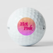 Hot Pink Reverse Taylor Made TP5 Golfbälle 3 Stk. (Vorderseite)
