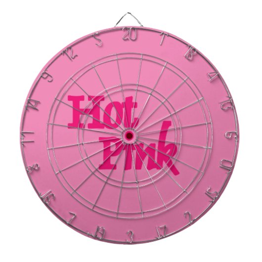 Hot Pink rosa Dartboard Dartscheibe (vorne)