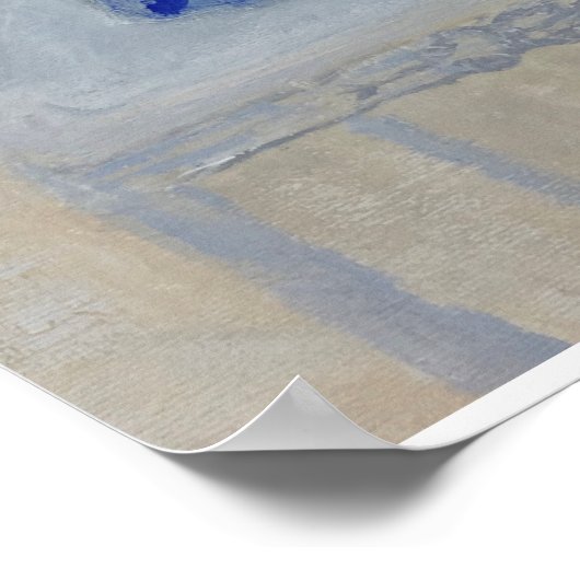 Hot Pink Rose Ginger Jar Art Print Poster (Ecke)