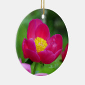 Hot Pink-Rose Keramik Ornament (Rechts)