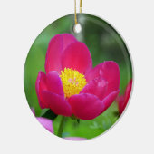 Hot Pink-Rose Keramik Ornament (Links)