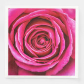 Hot Pink-Rose Serviette (Vorderseite)