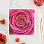 Hot Pink-Rose Serviette (Beispiel)