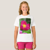 Hot Pink-Rose T-Shirt (Vorne ganz)