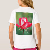 Hot Pink-Rose T-Shirt (Rückseite)